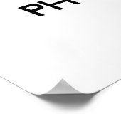 体育保に集中して落ち着く ポスター (角)