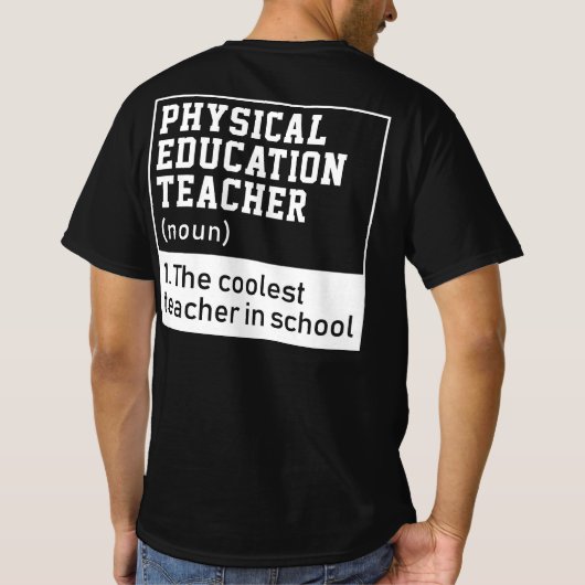 体育先生定義P.E. Tシャツ (裏面)