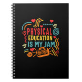 体育先生P.Eはジャムジムの女性 ノートブック (正面)