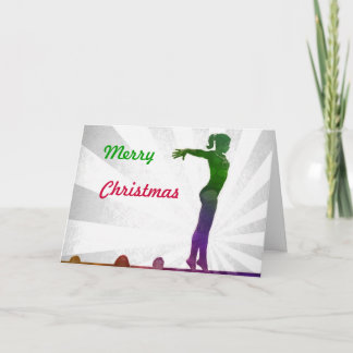 体育専門家のクリスマスカード シーズンカード