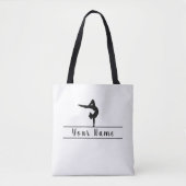 体育専門家のダンサー「sの感動的なバッグ トートバッグ (正面)