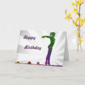 体育専門家のバースデー・カード カード (黄色い花)