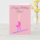 体育専門家のバースデー・カード カード (黄色い花)