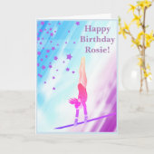 体育専門家のバースデー・カード カード (黄色い花)