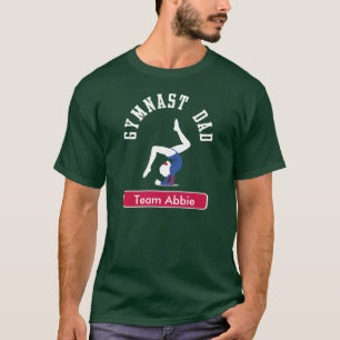 体育専門家のパパのカスタムな暗闇 Tシャツ