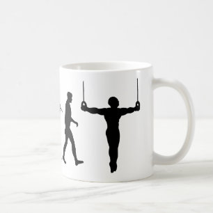 体育専門家の体操のリング コーヒーマグカップ
