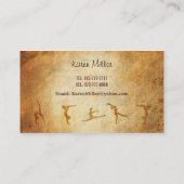 体育専門家の名刺 名刺 (裏面)