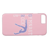 体育専門家の女の子のためのかわいい体操の女の子の石のギフト Case-Mate iPhoneケース (裏面(横))