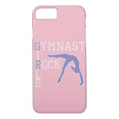 体育専門家の女の子のためのかわいい体操の女の子の石のギフト Case-Mate iPhoneケース (裏面)
