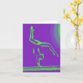 体育専門家の幸運のメッセージカード カード (黄色い花)