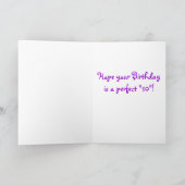 体育専門家の"ハッピーバースデー"カード カード (内部)