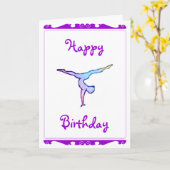 体育専門家の"ハッピーバースデー"カード カード (黄色い花)