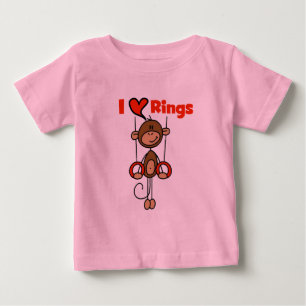 体育専門家はリングのTシャツおよびギフトを愛します ベビーTシャツ