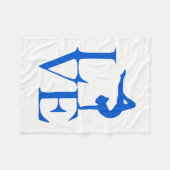 体育専門家愛 フリースブランケット (正面(横))