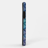 体育専門家種族パターン青 Case-Mate iPhoneケース (裏面/右)