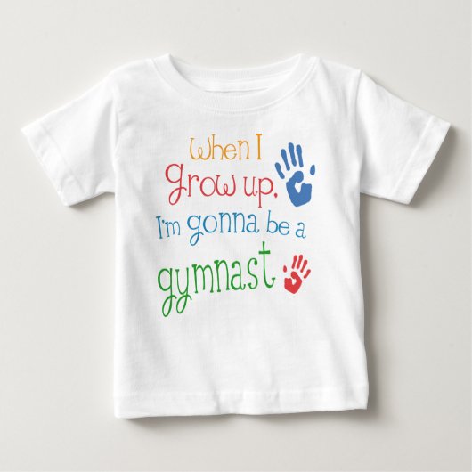 体育専門家(未来)の幼児ベビーのTシャツ ベビーTシャツ (正面)