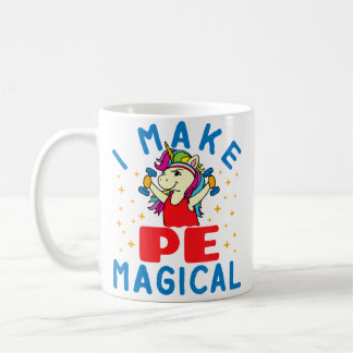 体育教師ユニコーン 私は体育を魔法にする ジムコーチ コーヒーマグカップ