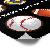 体育最高の日の物理教育 ポスター (角)