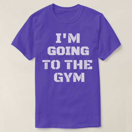体育運動トレーニングに行くダイエット Tシャツ (デザイン正面)