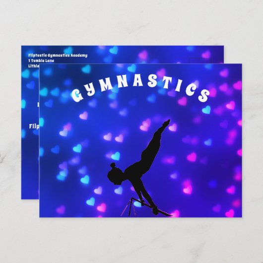 体育院，学生に休暇はがき シーズンポストカード (正面/裏面)