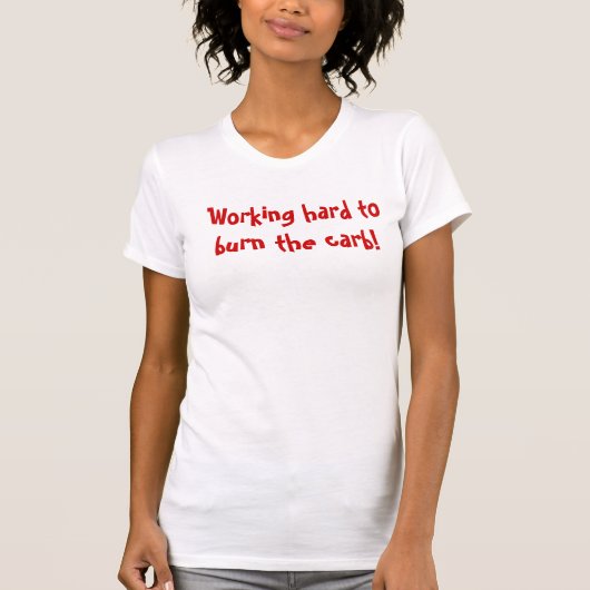 体育館のワイシャツ-キャブレターを燃やして下さい! Tシャツ (正面)