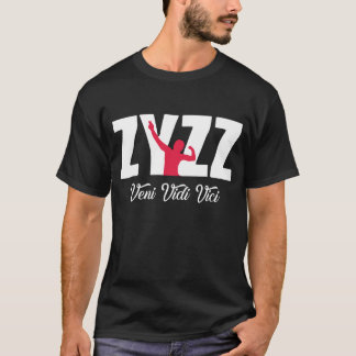 体育館の人ZYZZの体育館のタンクトップの縦桁ボディービルをやるV Tシャツ