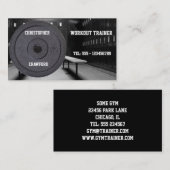 体育館の所有者またはコーチのおかしな行動カード 名刺 (正面/裏面)