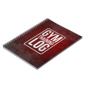 体育館の訓練の丸太 ノートブック (左側)