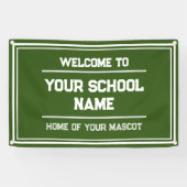 体育館またはイベント用スクールスポーツバナー – 屋外 横断幕 (横)