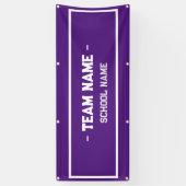 体育館またはイベント用スクールスポーツバナー 横断幕 (縦)