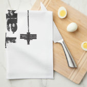 体育館タオル キッチンタオル (四つ折り)