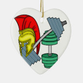 体育館装置のスパルタ式のヘルメット セラミックオーナメント (右)