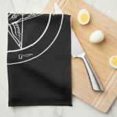 体育館、ゴルフまたは台所のためのBaphometタオル キッチンタオル (四つ折り)