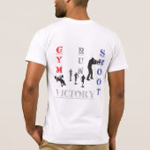 体育館、操業、シュートの軽いワイシャツ Tシャツ (裏面)