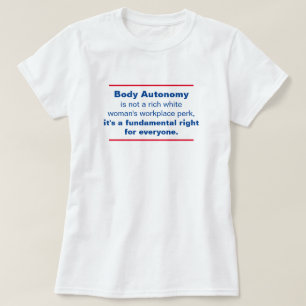 体自治が基本権利Tシャツ Tシャツ