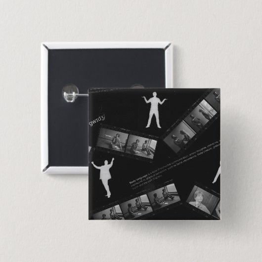 体言語写真 缶バッジ (正面&裏面)