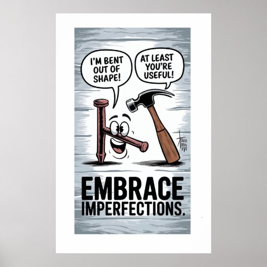 「体調が崩れた」ツールおもしろいユーモア動機 ポスター (正面)