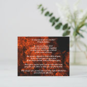 体調が悪いのかい。では、ヤコブの手紙５：１３−１６を祈ってみなさい。 ポストカード (スタンド正面)