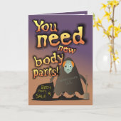 体部品が必要!誕生日カード カード (黄色い花)