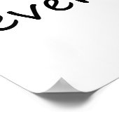 体重を取り除くこと ポスター (角)