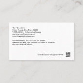 体重を持ち上げる筋肉質の男 | パーソナルトレーナー 名刺