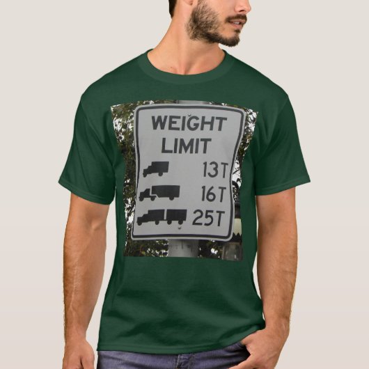 体重制限Tシャツ Tシャツ (正面)