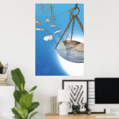 体重計 ポスター (ホームオフィス)