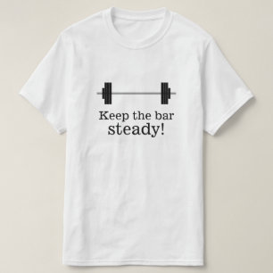 体重訓練:保バーは安定! Tシャツ