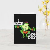 体重訓練Iスキップレッグ日1 カード (黄色い花)