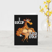 体重訓練Iスキップレッグ日2 カード (黄色い花)