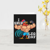 体重訓練Iスキップレッグ日5 カード (黄色い花)