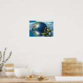 体金ゴールド ポスター (キッチン)