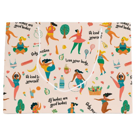 体陽性抱き枕 ラージペーパーバッグ (正面)