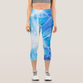 体験心地よい：女性ヨガパンツ&レギンス カプリレギンス (正面)